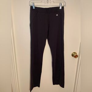 Champion EUC black straight leg yoga/workout pants Size Small